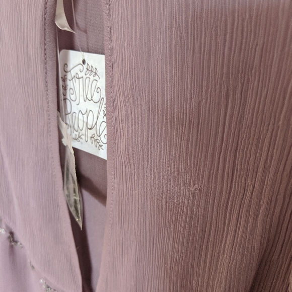 Free people sheer beaded tunic dress - Picture 4 of 4